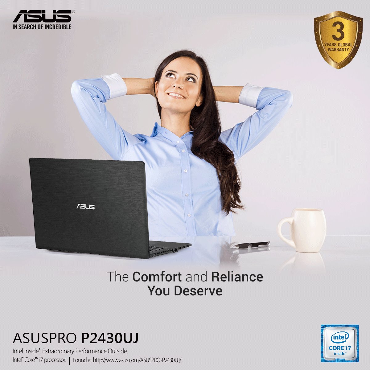 ASUSBangladesh's tweet photo. The P series notebooks have a professional look with brushed-hairline textures and scratch-resistant coating LCD. #ASUS https://t.co/ULxq3RZZvD