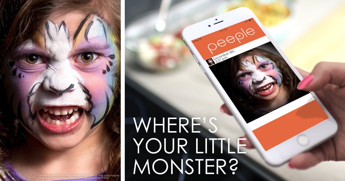 Make sure you pre-order Peeple. If your child walked out of the house your phone would be alerted immediately!