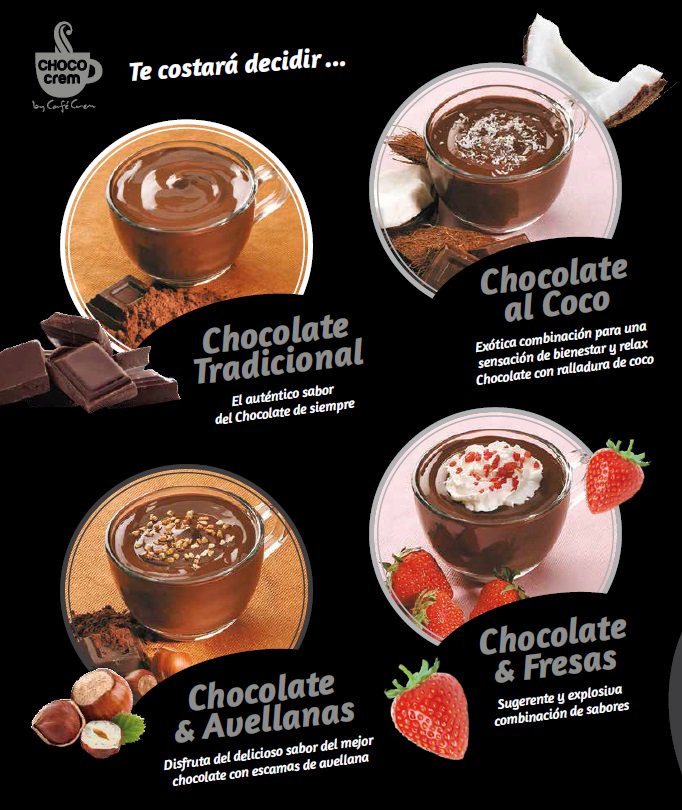 cronicasbebidas's tweet photo. #Chocolate
Te costará decidir...
#CacaoParaTodos #Tradicional
#ChocolateCoco #ChocolateBlanco #ChocolatePlátano #ChocolateMenta
@bycafecrem https://t.co/BQabJB2sNF