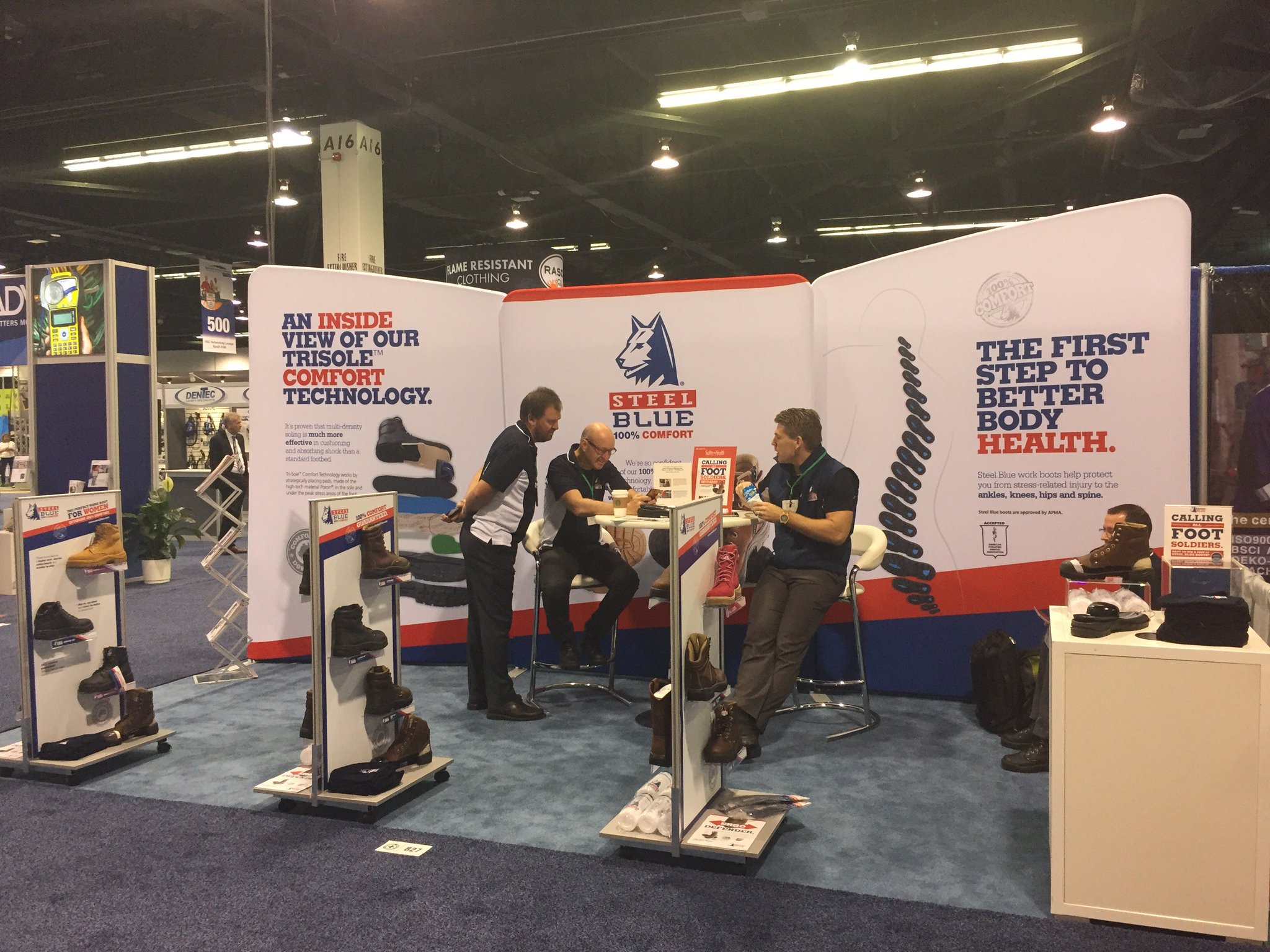 steel blue comfort guarantee