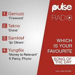 AKONent's tweet photo. Please Click on the link and Vote Geniuzz by Firewood as your favorite song https://t.co/ZxE3NGh6Xk https://t.co/QrvhbwcNxI