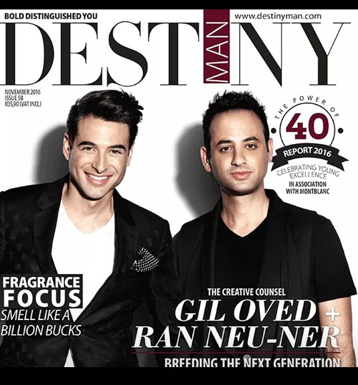 Headlines_PR's tweet image. @gil_oved and @ranny1818 - latest issue of @Destiny_Man
