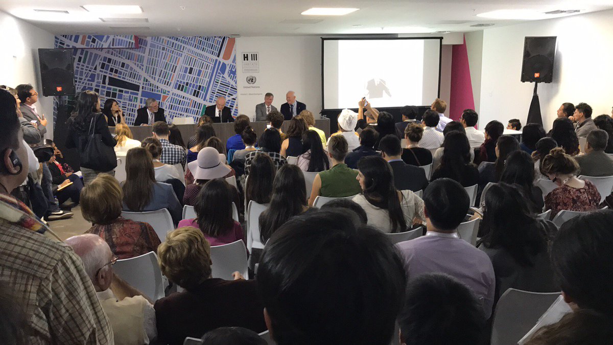 Full room @ side event on cultural heritage. #habitat3 Better give #CulturalHeritage a plenary next time!