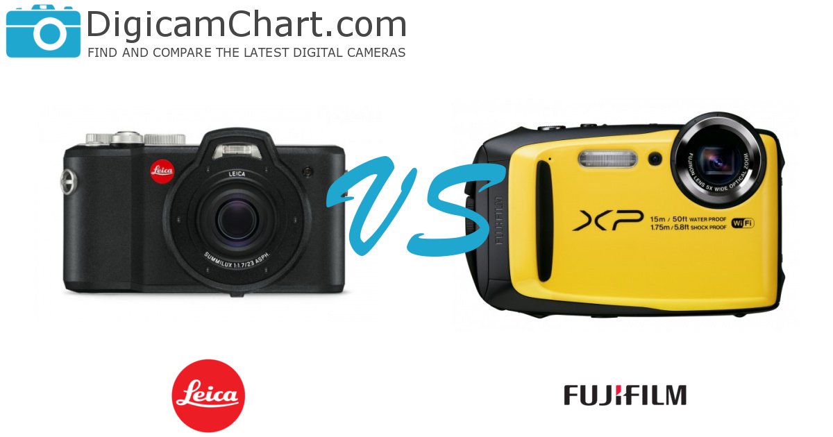 DigicamChart's tweet image. The side-by-side #comparison of the #Leica #XU and #Fujifilm #FinePixXP90 #cameras. digicamchart.com/compare/leica-…