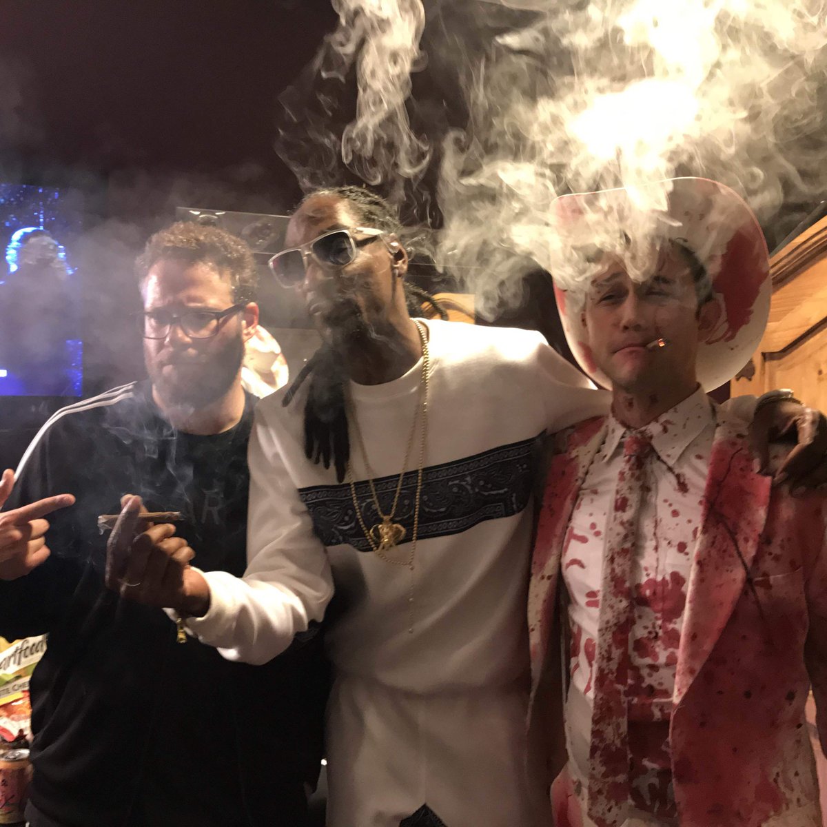 Honored to be a part of @SethRogen's #HilarityForCharity, raising awareness of Alzheimer's. Also honored to smoke <a href="/SnoopDogg/">Snoop Dogg</a>'s weed.