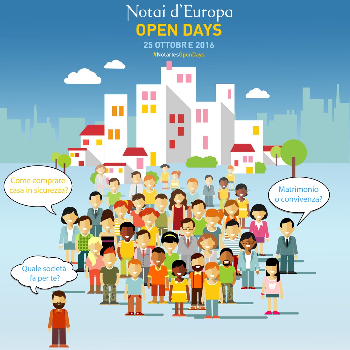ilnotariato's tweet photo. #NotariesOpenDays Come comprar casa in sicurezza? Matrimonio o convivenza? Quale società fa per te? https://t.co/Ehwwm8vRVp