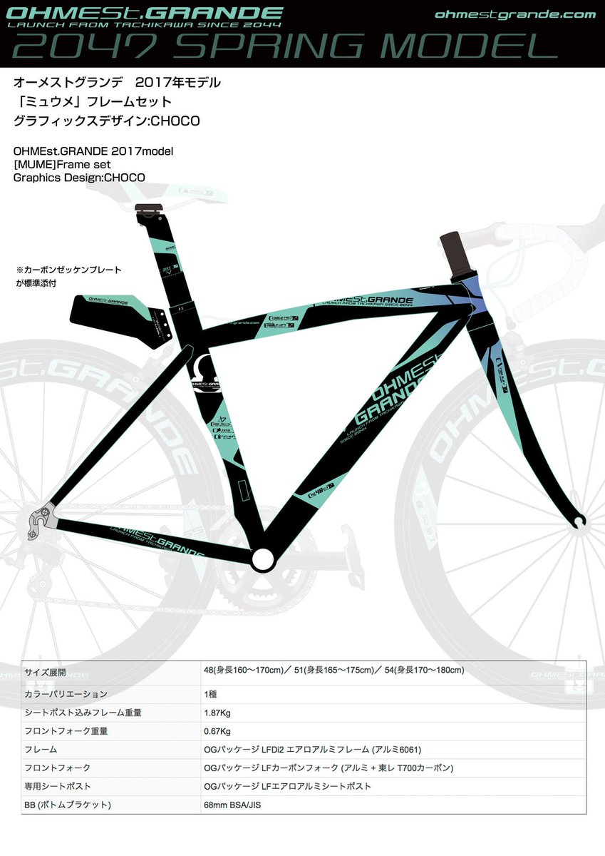 オーメストグランデ　ミュウメ　カーボンゼッケンプレート オーメストグランデ ミュウメ カーボンゼッケンプレート 【公式通販】