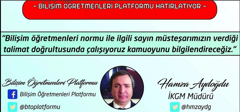 btoplatformu's tweet photo. Bilişim Öğretmenleri hala bekliyor.
Sn @hmzaydg @btirnakci https://t.co/IbUsWz8Frm