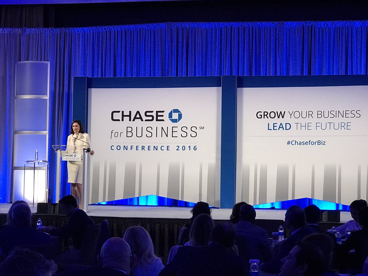 "Today is about learning how to grow your business to lead the future." - @jennpzak #ChaseforBiz