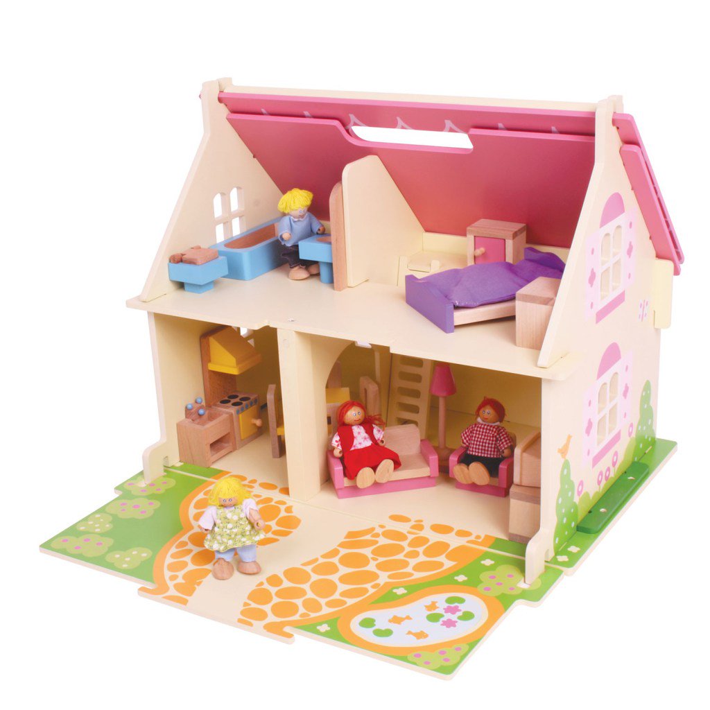 Houten poppenhuis villa freekey.nl/product/houten…