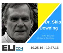 NWTC's tweet photo. Dr. Skip Downing, Founder of On Course Workshops, shares tips on being great in #HigherEd #ELIcon https://t.co/f0BL7tqvxi https://t.co/h0FsXJo91L
