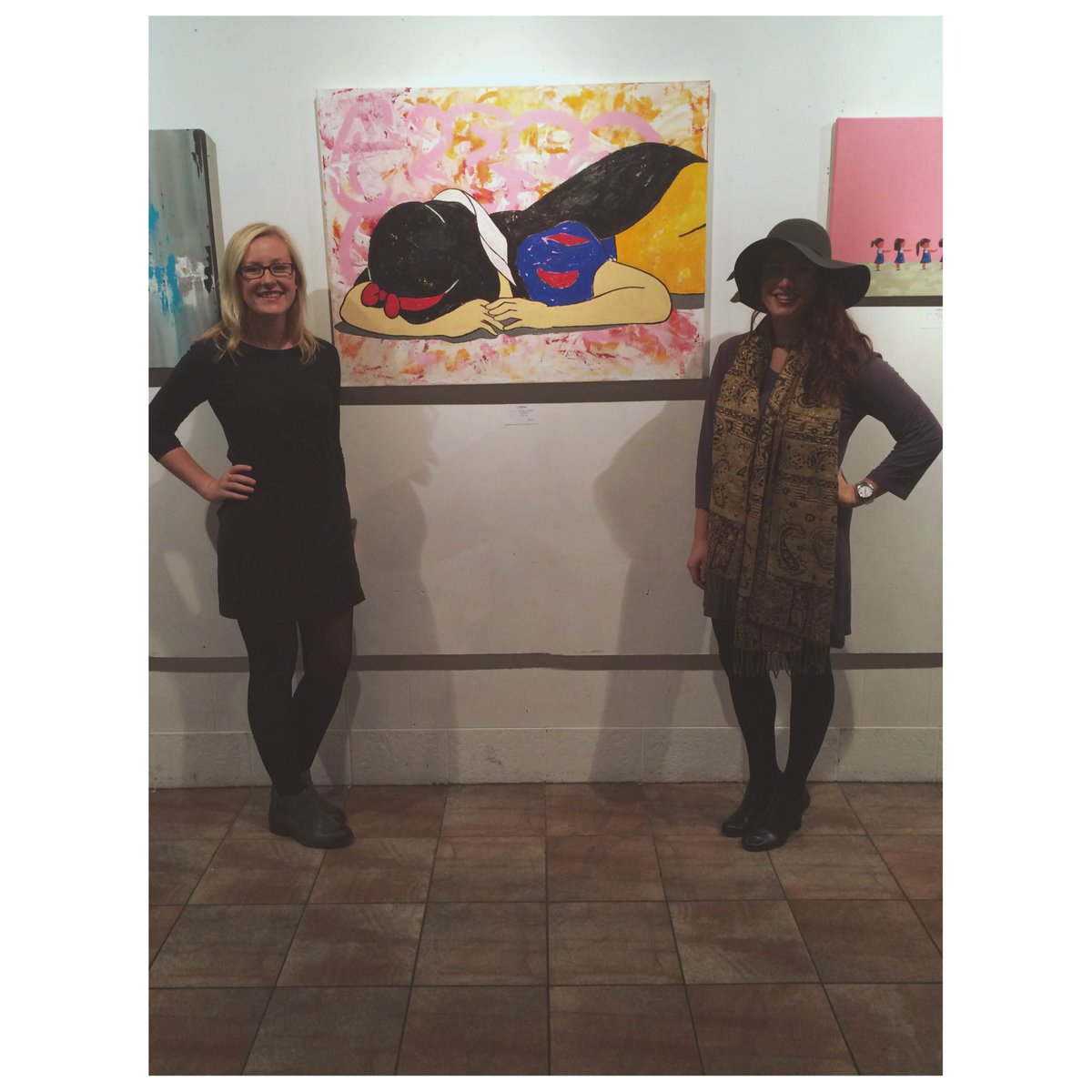 AtlasToronto's tweet photo. We had a great time checking out some amazing artwork at the #LiveAbstract launch party last night - thanks @AkwasiTheAnsah! https://t.co/D9cAZvIugF
