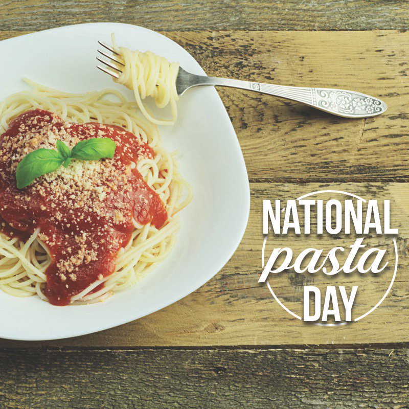 Happy National Pasta Day!! Now you know what to make for dinner!