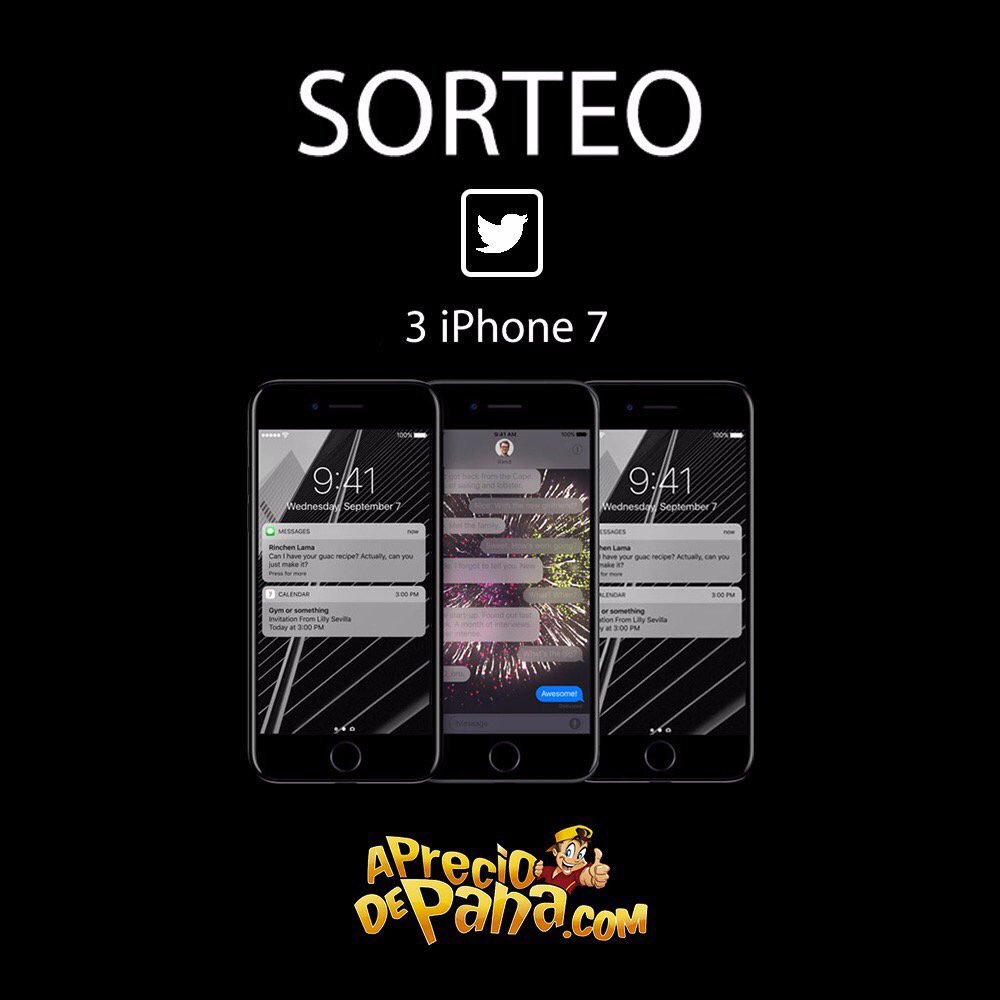 SiliconStoreve's tweet photo. 1) Sigue a @macstoreve y @apreciodepana 
2) RT a la publicación
#iPhone7Apreciodepana 
¡LISTO YA ESTAS PARTICIPANDO! https://t.co/neslx8SAxD