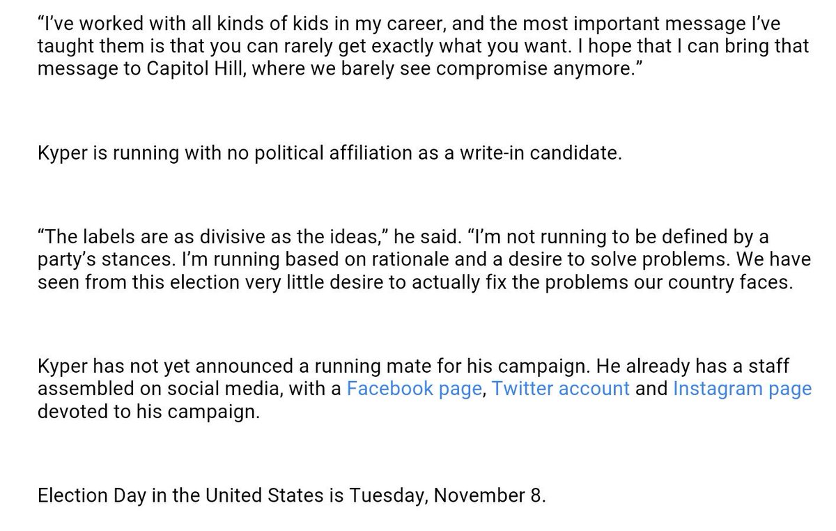 KyperGeoff's tweet photo. Here's a copy of the official press release we sent out this weekend: 
#VoteAmerica https://t.co/jUdbLhakxn