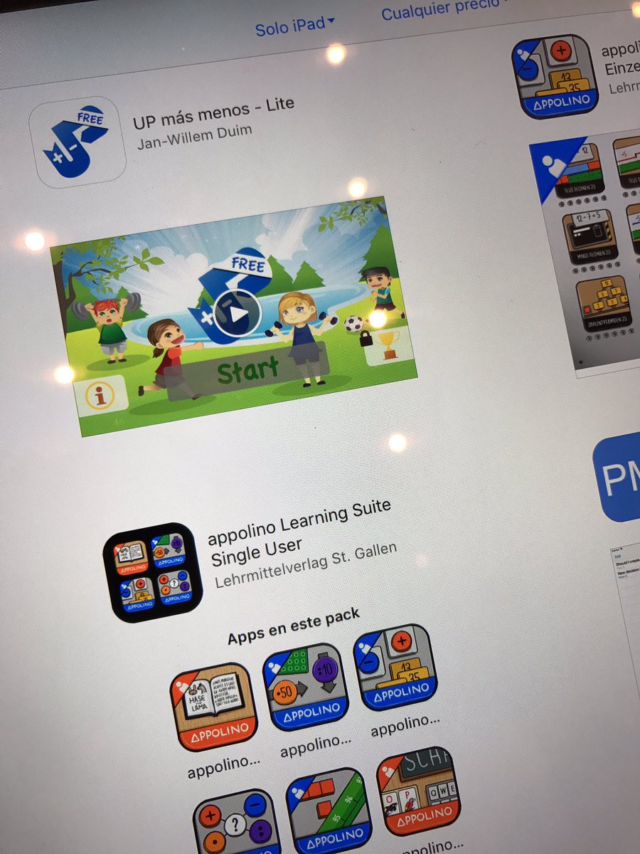 UPtheAPP's tweet photo. Yeah! Plus minus in Spain math app top 10!!!! https://t.co/7cQheaLrpm