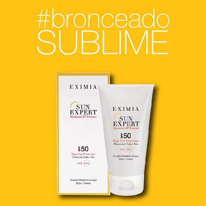 EximiaSkin's tweet photo. ¡Sun Expert es el único protector solar con Ácido Hialurónico en el mercado!
#BronceadoSublime #Solares #EXIMIA #BuenLunes https://t.co/ZrwrVhjMUs