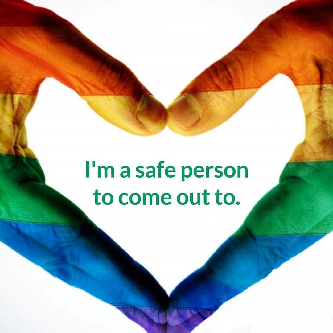 UHSTitansGSA's tweet photo. Are you a safe person for #UHSTitans on campus? #Retweet if you are a SAFE PERSON for our #LGBQT youth https://t.co/WOQWvkdFV2