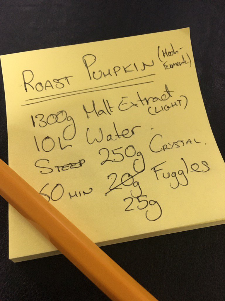 DealHomeBrew's tweet image. Dreaming a little... but how much pumpkin to add?? #homebrew