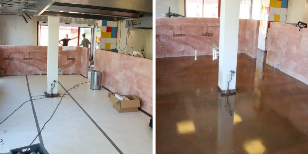 Remmers_NL's tweet photo. Latexfalt Vloersystemen legt Remmers QuickProtect vloer bij Pizza- en grillrestaurant Oliva in Nieuwkoop. https://t.co/9prqYDw3x9