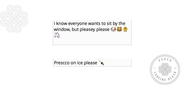 LancingBeach's tweet image. Just checking our booking system for the pop up's this month. Epic use of Emoji's