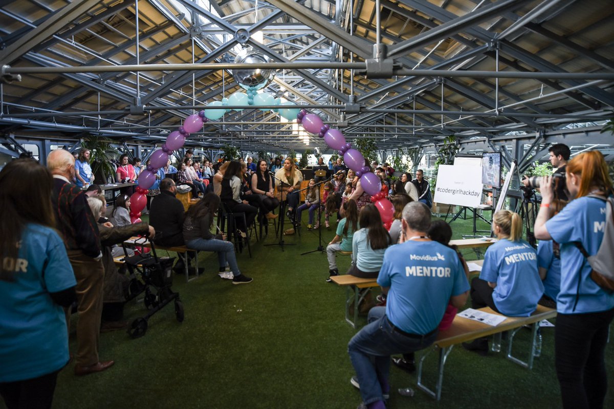 dogpatchlabs's tweet image. We were delighted to host #CoderGirlHackDay last Sat! It was a great day with over 150 girls taking part in workshops throughout the day!