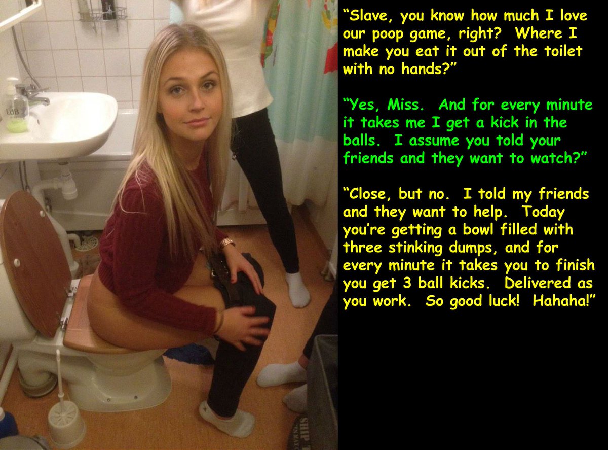 Femdom toilet slave captions - adult archive