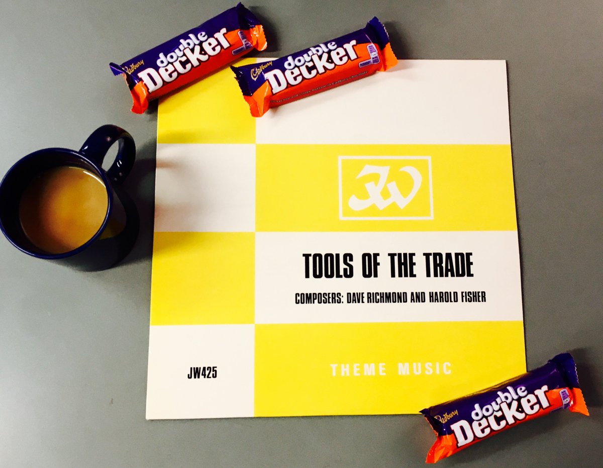 40 years ago at JW Media Music, 'Tools Of The Trade' took to the dec(ker)s &amp; so did our favourite retro treats! #doubleDecker #VintageVinyl