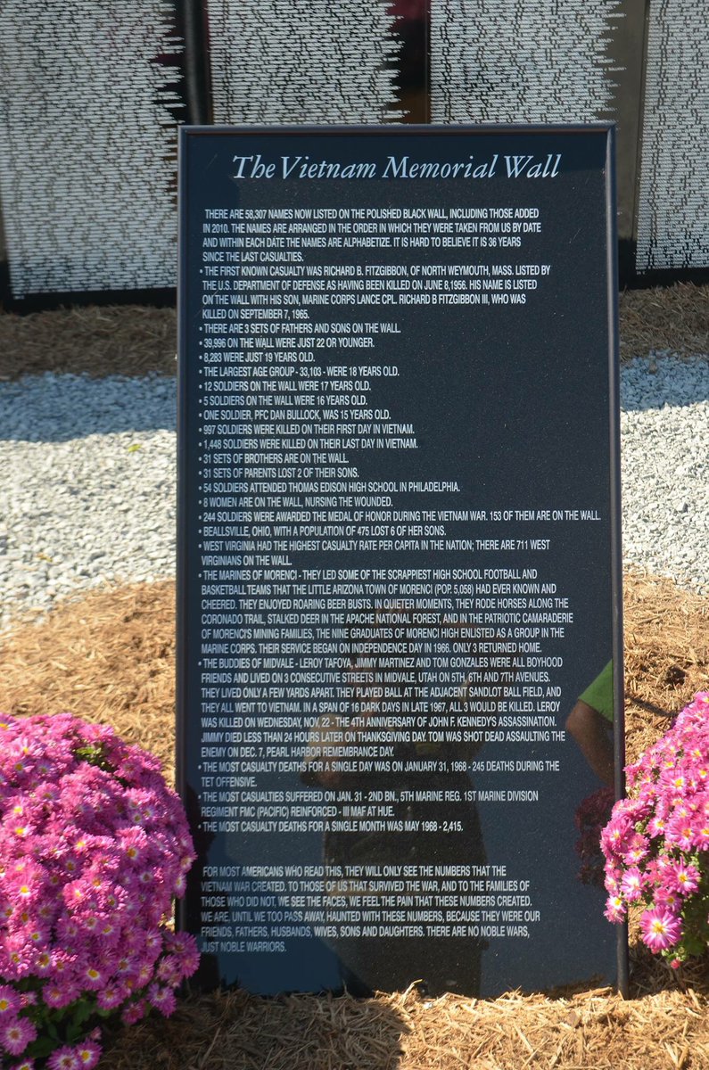 MasterofMayhim's tweet photo. If you have never been, you should. It's an AWE INSPIRING EXPERIENCE #Vietnam #vietnamtravelingwall #NeverForgotten #educateyourself https://t.co/3xVNVjnN3X