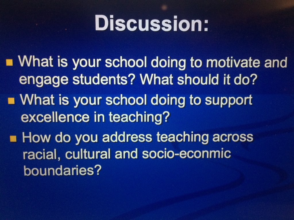 TammyHumpal's tweet photo. Want to improve outcomes for students. Ask and answer the hard questions @PedroANoguera #ETEASCD https://t.co/ykHw40coBO