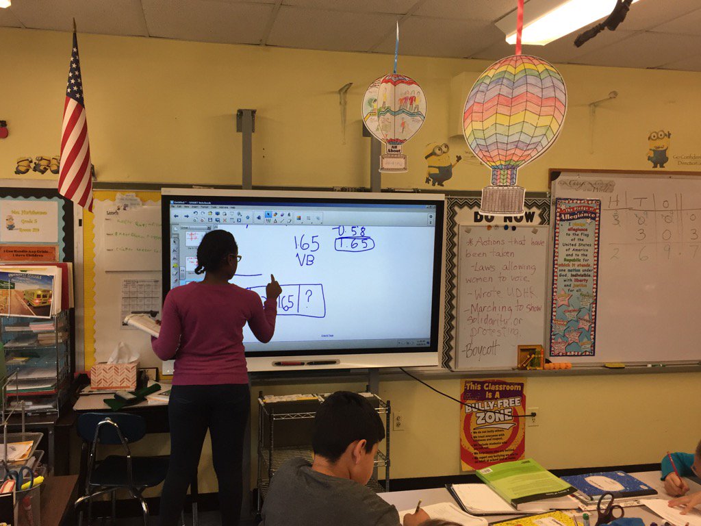 rhondataylor03's tweet photo. Scholars teach each other how to use tape diagrams to solve three step mathematical problems https://t.co/wH4bErXqCz