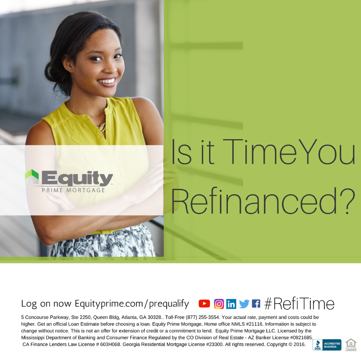 epmortgages's tweet photo. Is it time you made a change? #Refitime with Equity! Log on https://t.co/rlsjX2yWpx. https://t.co/pdQZOv7B9b