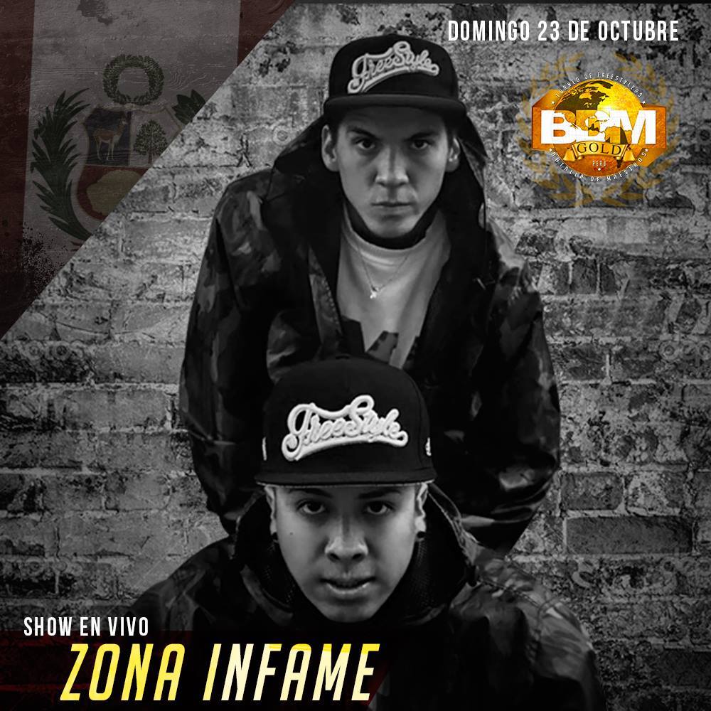 zona_infame's tweet photo. Este Domingo 23 de Octubre todos somos en la #BdmGoldPerú el centro de convencios #Festiva junto a #InfamousClick gracias a @rockea_pe 🔥🔥🔥 https://t.co/Do9Q1Mjwhb