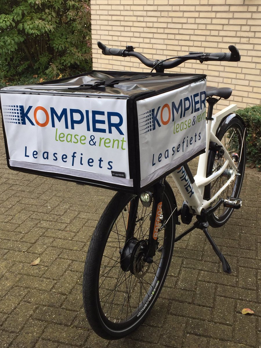 Onze nieuwe demo leasefiets is binnen voor het bezorgen van maaltijden, post en noem maar op! Info: kompierlease.nl 0136-763 407.