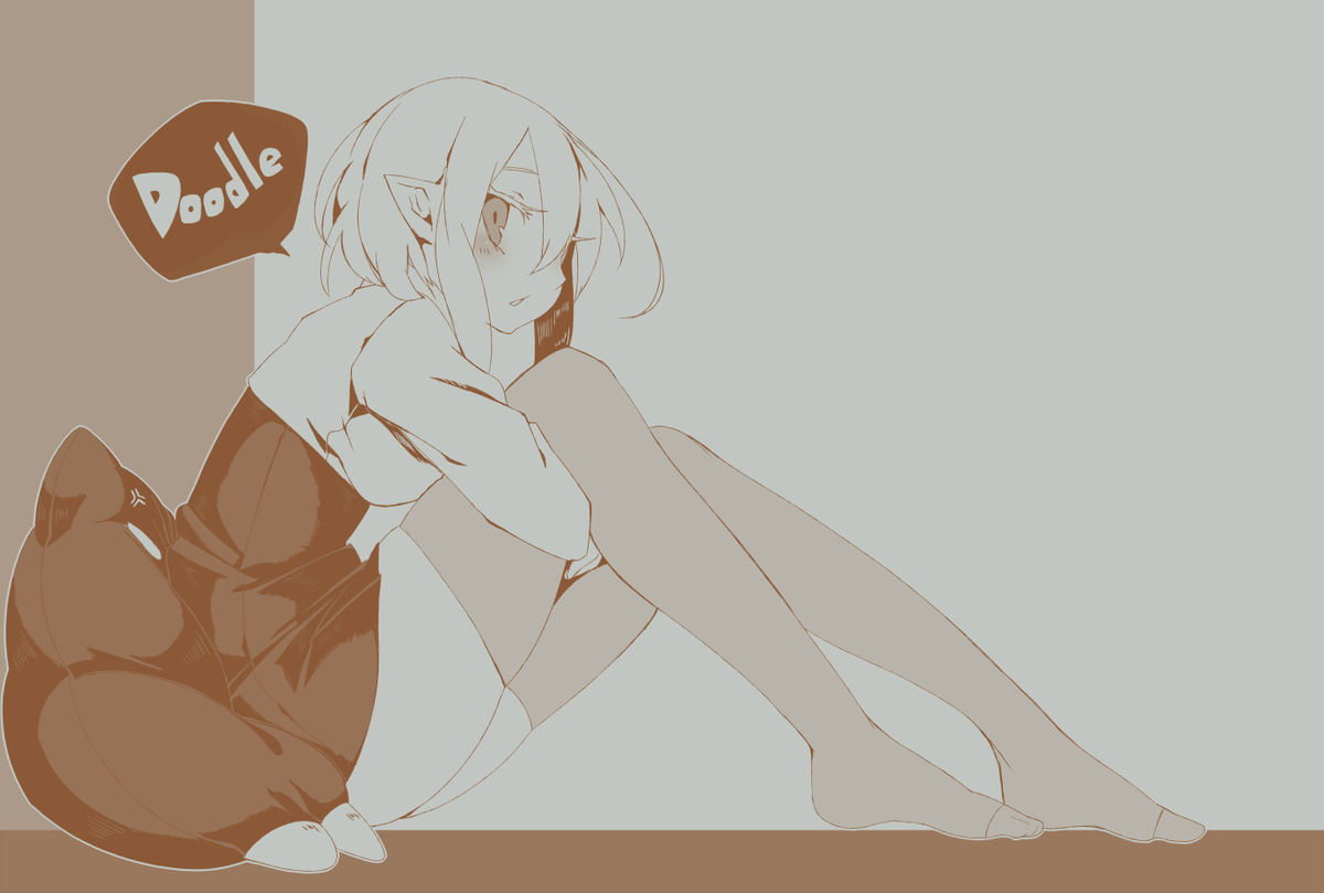 コミティア118、osさん(@os_fresa )との合同サークル「しおあずき」(か33b)にてモノクロ落書き本だします~どうぞうよろしく~・ω・ノシ予定価格は300円デス。 表紙はちょっとこんな色になりそうだなあというシミュレートなんで実物はちと違うかもしれない…。