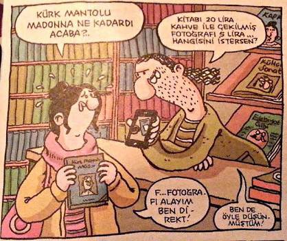 BekirBircan's tweet photo. Bazılarının kitap kültürü işte bu kadar. Bir de çıkmış konuşuyorlar.. Bilgisiz bilmişler!

Kürk Mantolu Madonna https://t.co/CAc0hzRmgN