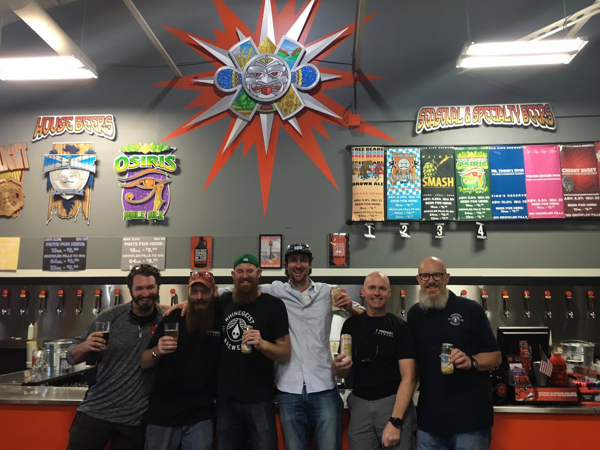 The <a href="/rhinegeist/">Rhinegeist</a> Crew made the trek to #Indy to brew #emergencymaltkit <a href="/sunkingbrewing/">Sun King Brewery</a> today! Look for it in both markets in November...