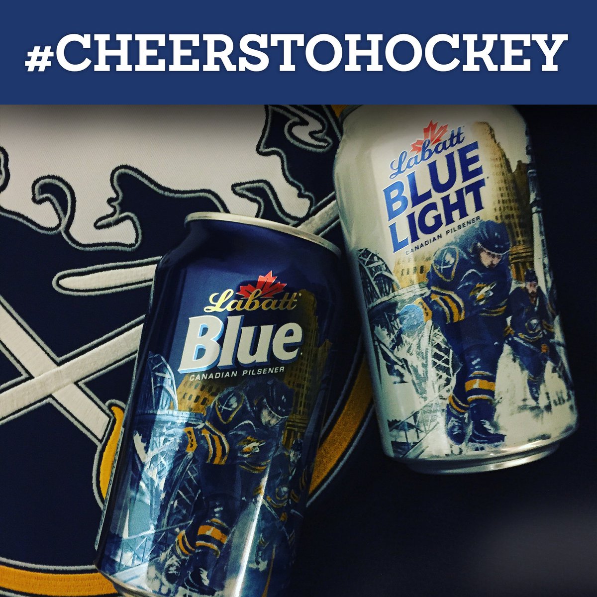 LabattUSA's tweet photo. Hey, @BuffaloSabres fans. Is your beer ready? #CheersToHockey #SharpenYourSwords #LetsGoSabres https://t.co/QW8KUssnSk