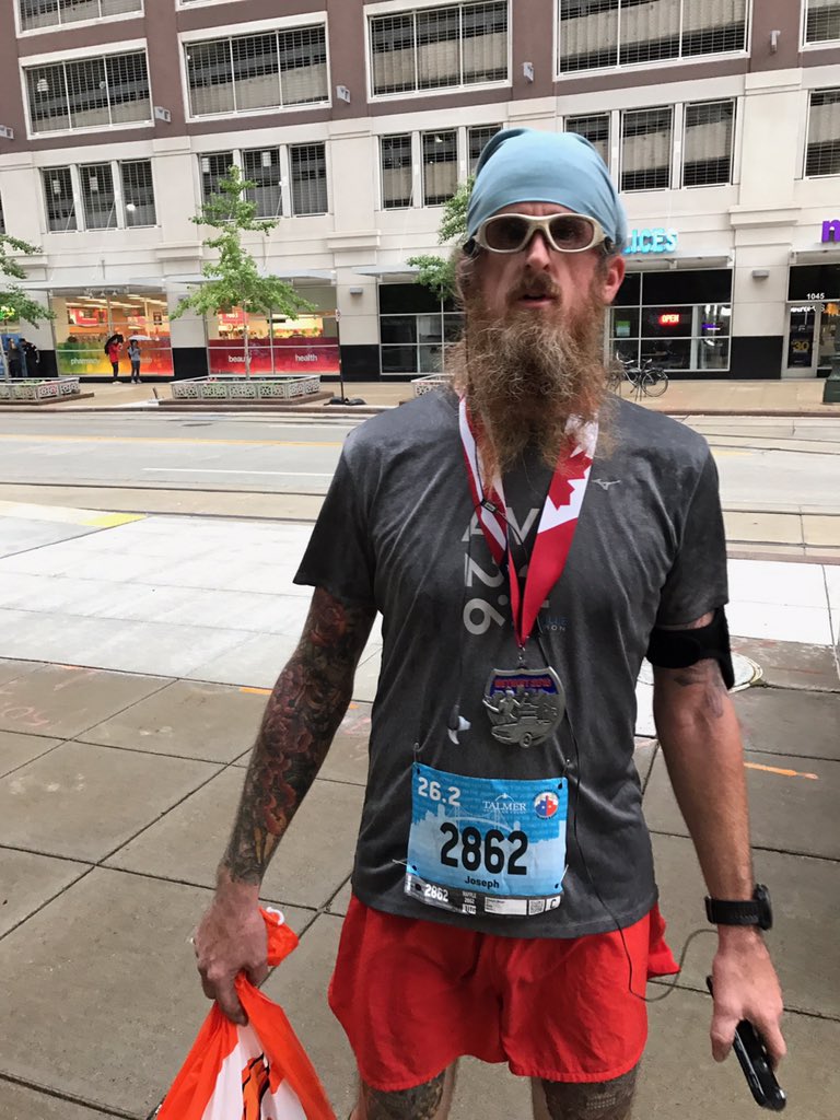 Motor city style <a href="/FreepMarathon/">Detroit Free Press Marathon</a> yesterday