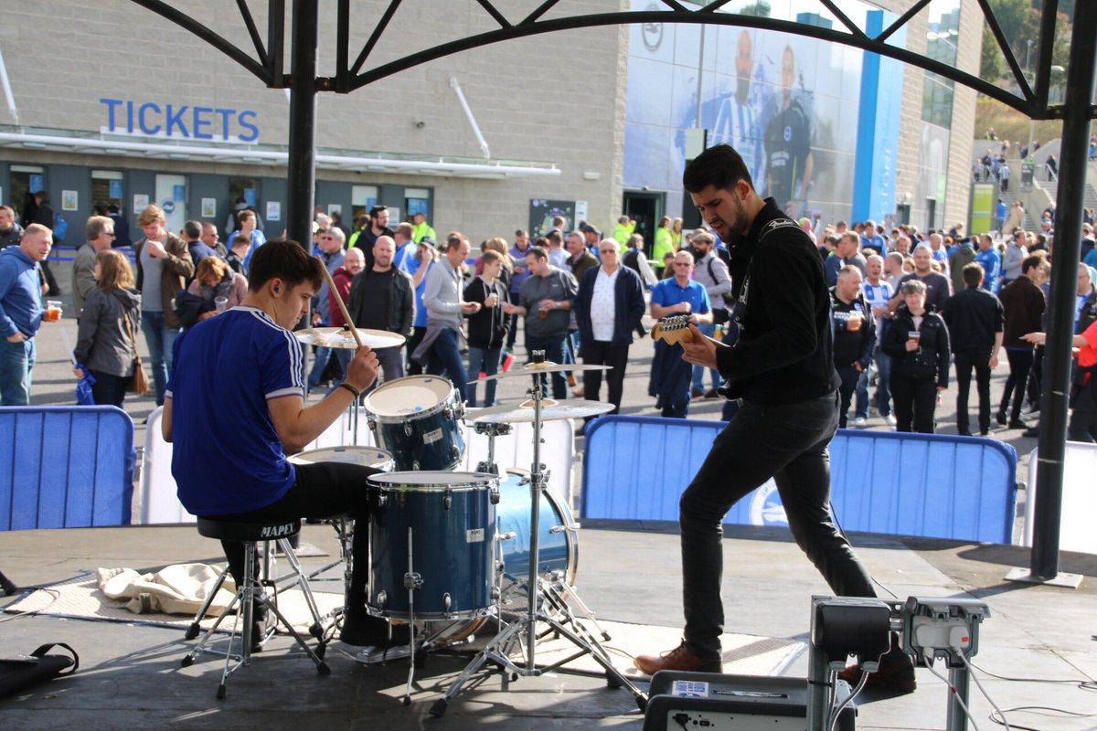 Thanks for having us <a href="/OfficialBHAFC/">Brighton & Hove Albion</a> and thank you to everyone that has watched us this weekend. We had a blast!! #bhafc #theazure #rock