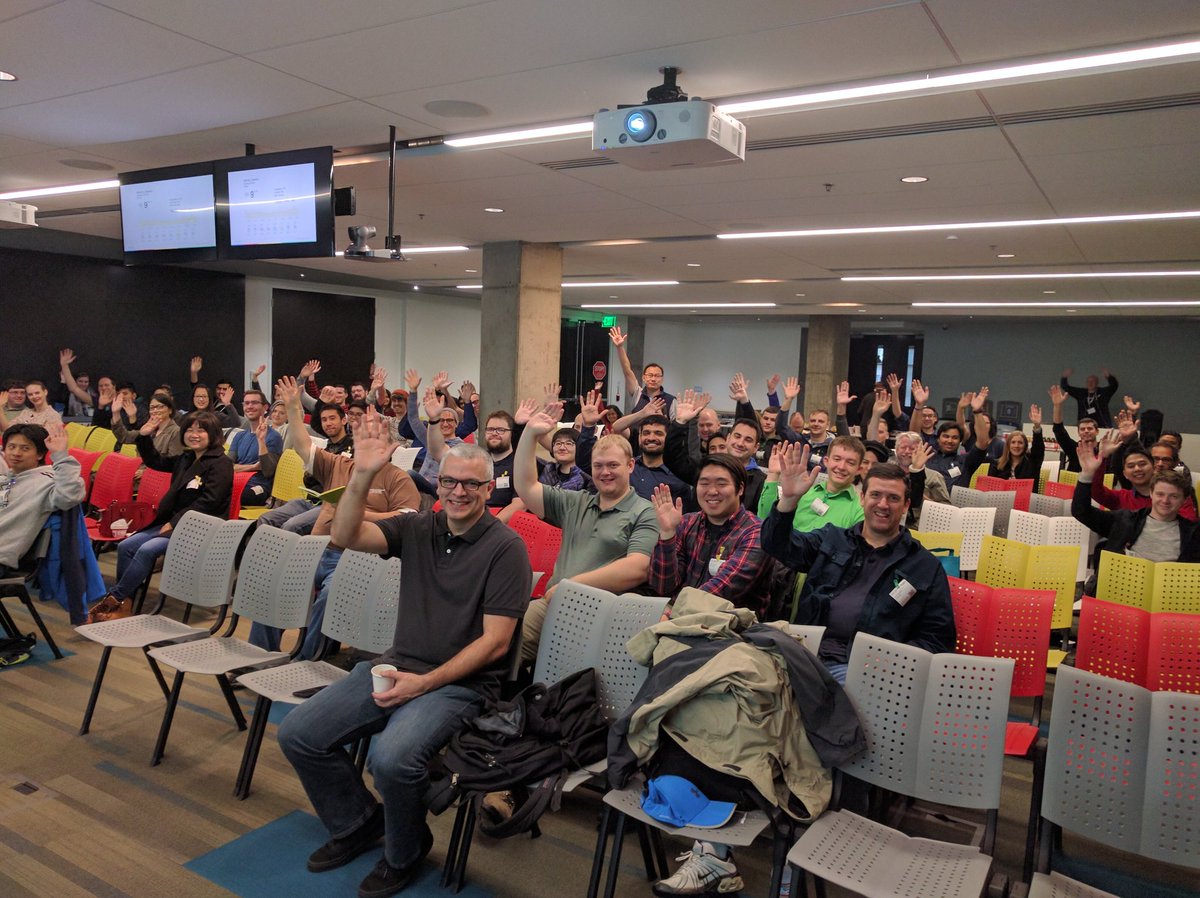 martinomander's tweet image. Look at the developers who braved the storm to attend #DevFestSEA in Seattle! #devfest16