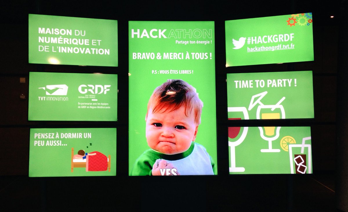 LaCantinebyTVT's tweet image. Bravo &amp;amp; merci à tous les hackathoniens !! Rendez-vous au prochain Hackathon ! 🙌👏🎉#hackgrdf