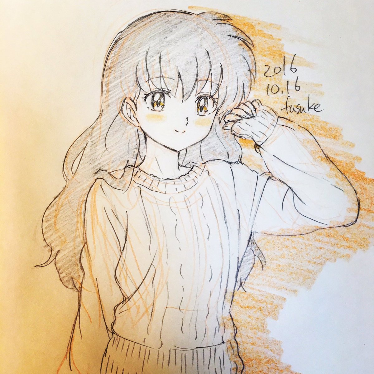 fusuke208's tweet photo. かごめちゃん練習らくがき https://t.co/MGVGhXvEzU