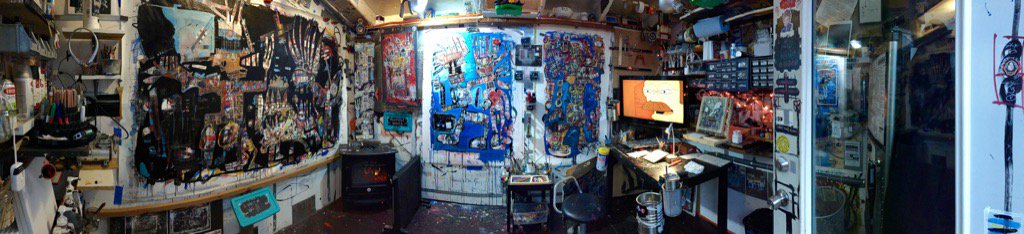 Plastorm's tweet photo. All set for this weekend's #PortlandOpenStudios for those willing to brave the potential storms. https://t.co/Qaqo7O5tTH