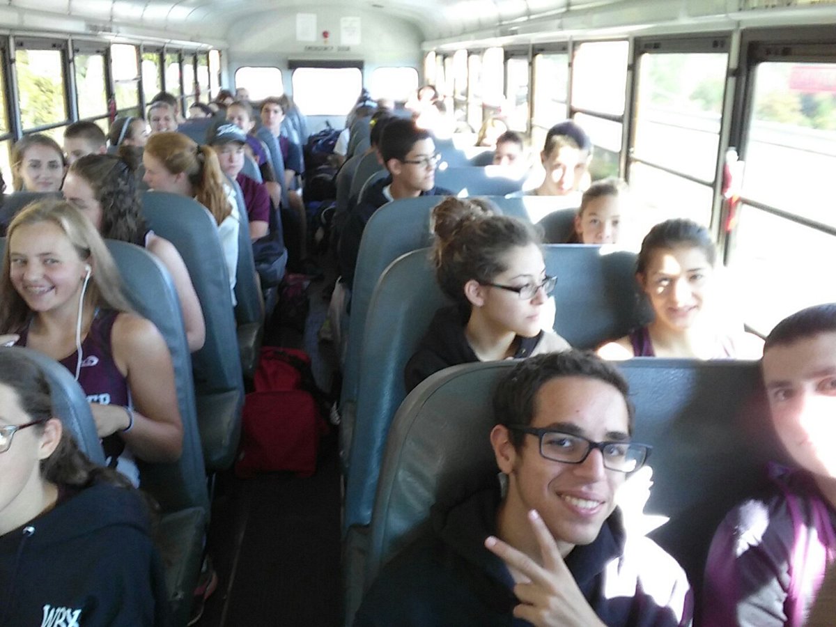 wbxc's tweet photo. Finally on our way to #Twilight. #busTroubles https://t.co/q4yHxsV4kt