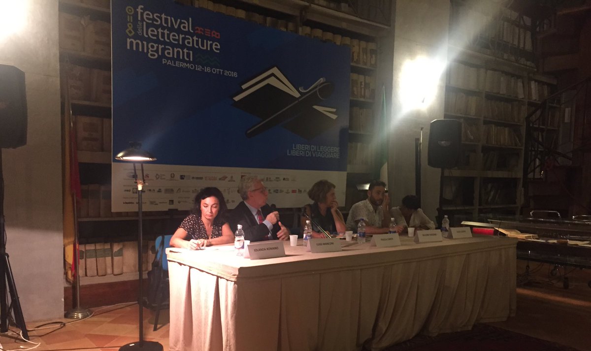 FLM_Palermo's tweet photo. Archivio Storico - cosa vuol dire democrazia Luigi Manconi, Iolanda Romano e Saleem Haddad con @invisiblearabs #flmpa2016 #viedifuga https://t.co/2MBGGLsSua