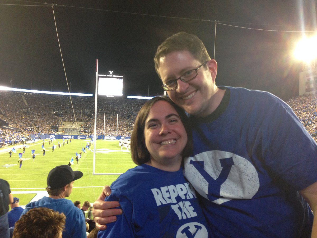 KristaVanDolzer's tweet photo. Repped the Y last night! #MSSTvsBYU #GoCougs https://t.co/DQBV4xeHr3