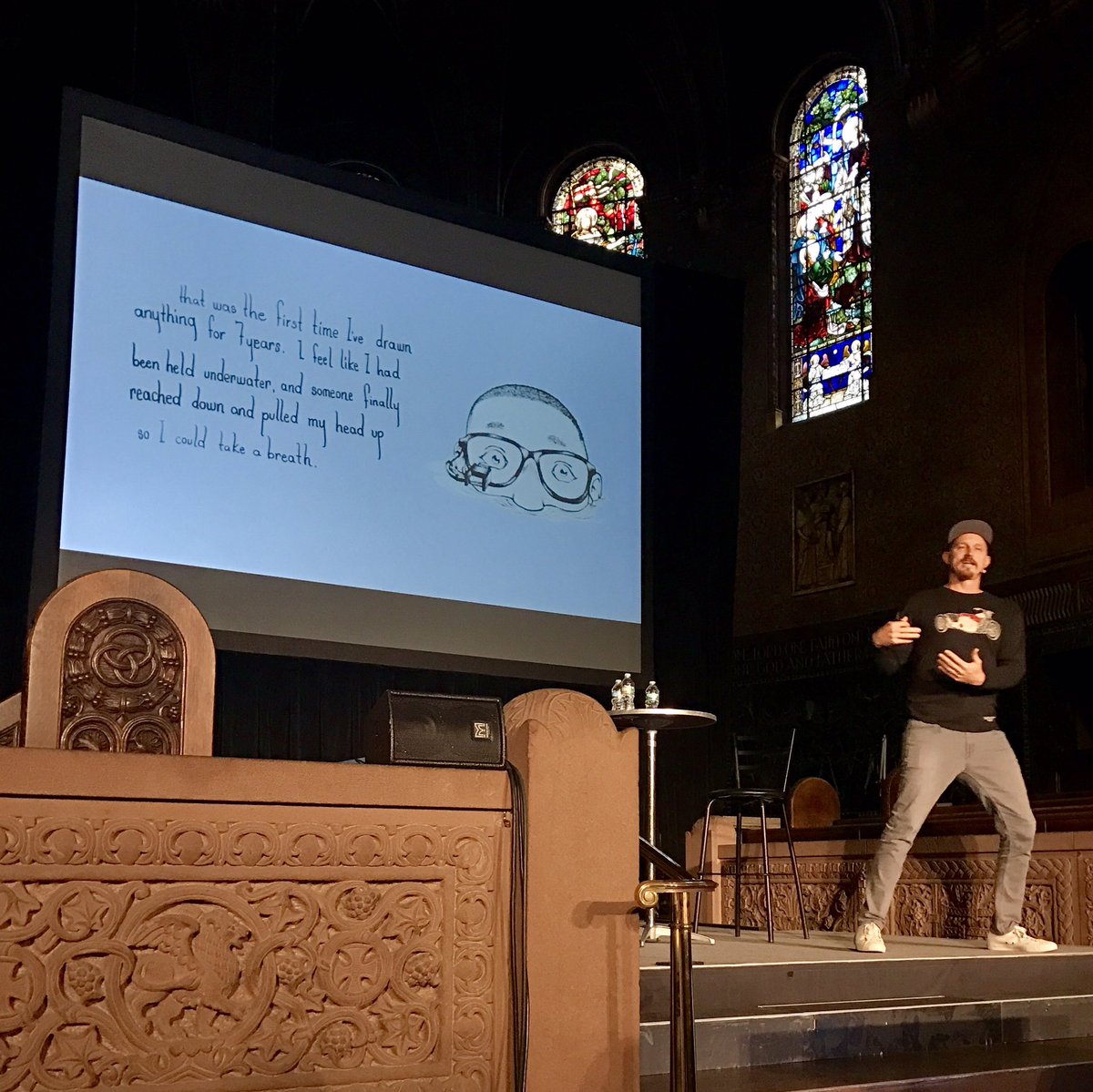 NovelNicole's tweet image. &quot;When you see something absurd: commit, then figure it out!&quot; ~@MickEbeling @NotImpossible #HelpOneHelpMany #BBF2016 #WhatAreYouReadingBoston