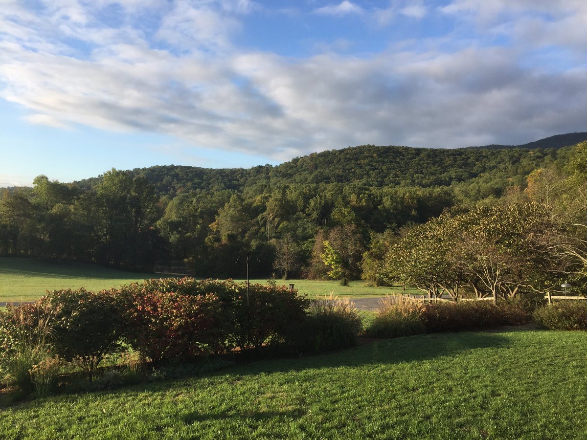 Griffin_Tavern's tweet image. #Leaves are beginning to hint at the change that #autumn brings. #notechnology #natureonly visit #rappahannockcounty #blueridgemountains