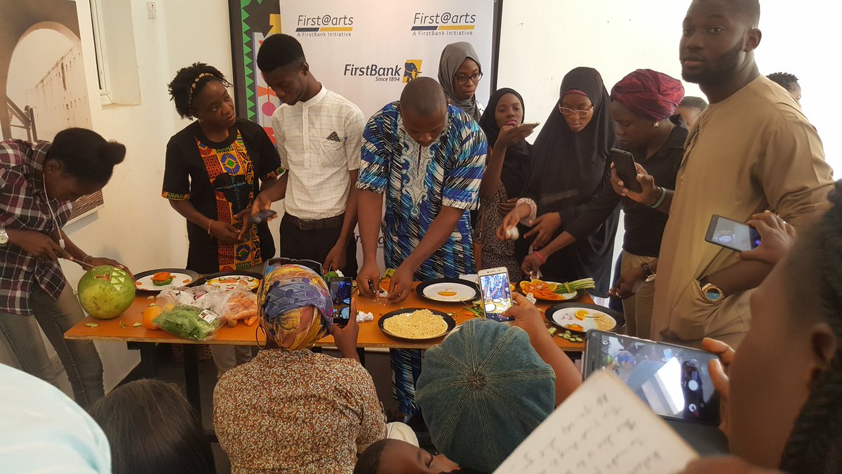 Ozedism's tweet photo. Mastering culinary &amp; artistic skills #food #photography #foodisartng #firstatart @FirstBankngr @ifirstbanker https://t.co/2kTUC5WoM5